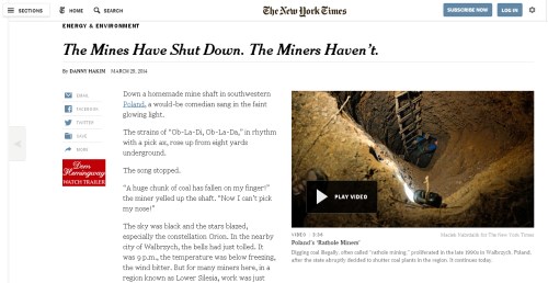 The Mines Have Shut Down. The Miners Haven’t.