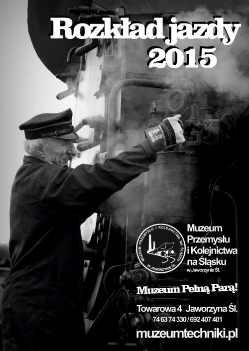 Rozkład jazdy 2015 w Muzeum Przemysłu i Kolejnictwa na Śląsku